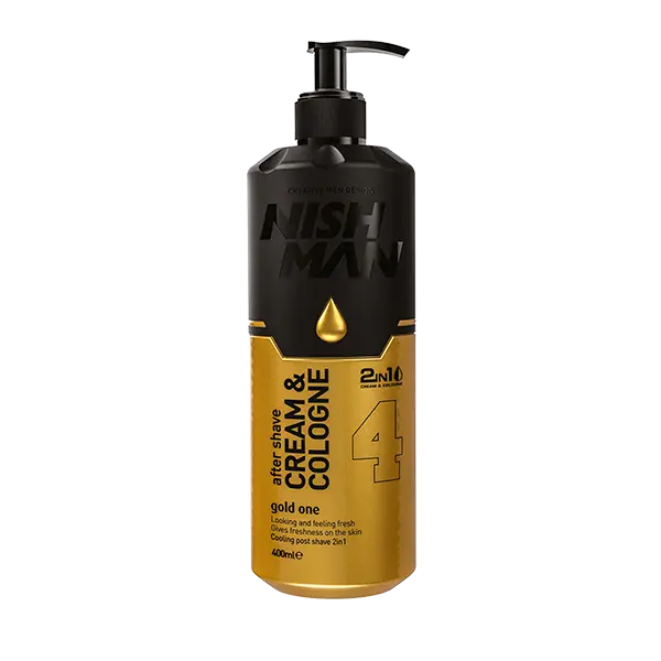 [130176] Nishman Crema After Shave + Colonia nº4 Gold One (400 ml) (Productos)