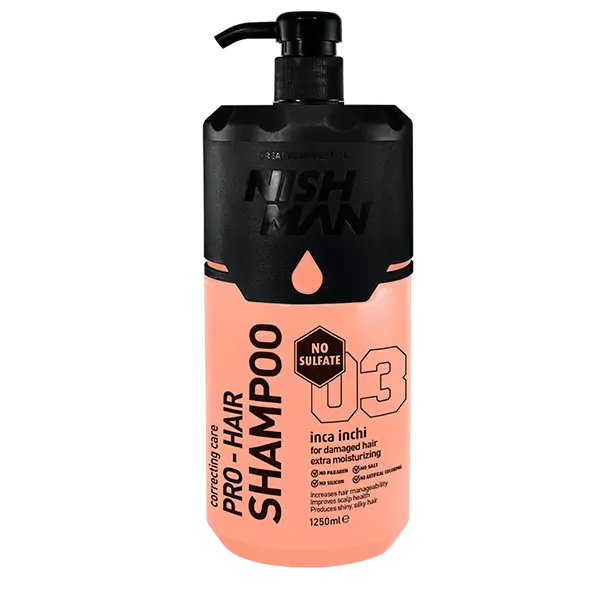 Nishman Champú Profesional 03 INCA INCHI sin sulfato (1250ml)