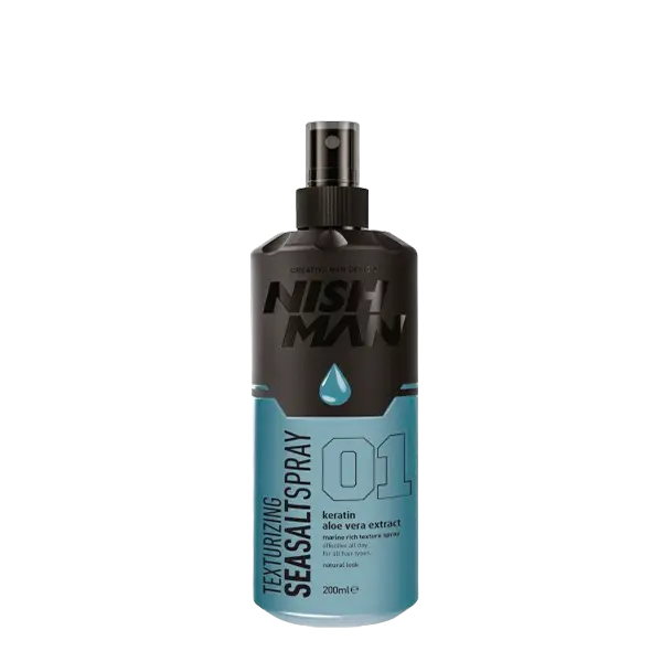 Nishman Sea Salt Spray de Mar 01 con aloe vera (200ml) 