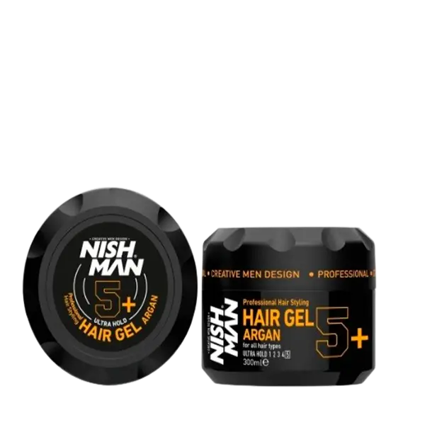 [300480] NISHMAN GEL GOMINA ULTRA HOLD ARGAN 5+ (300 ml)