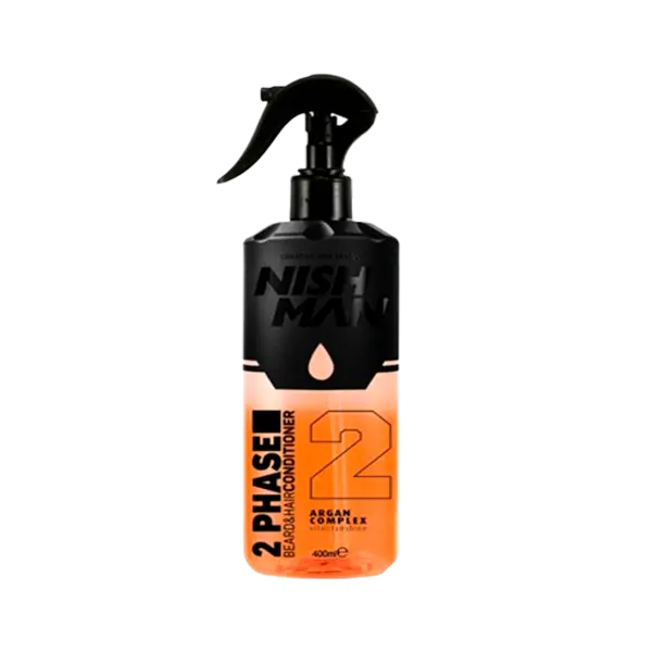 [300512ARG] Nishman Bifásico Barba y Cabello Argan (400 ml)