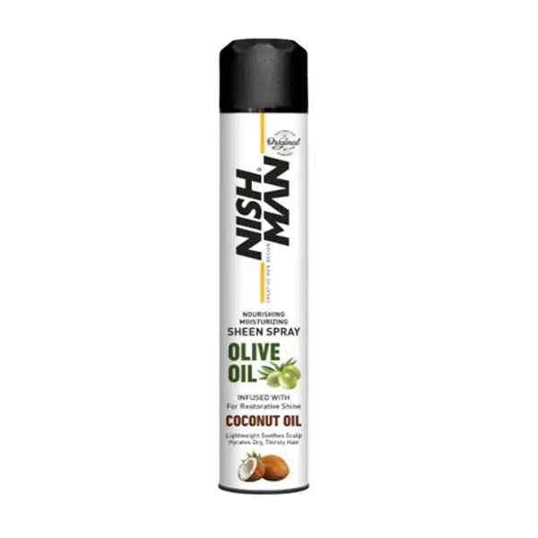 NISHMAN SPRAY BRILLO COCO Y OLIVA (400 ml) 