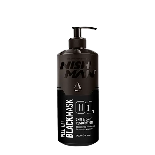 NISHMAN Mascarilla peel-off Negra (200 ml)