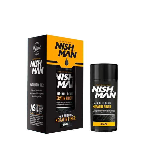 NISHMAN FIBRA CAPILAR BLACK 21g