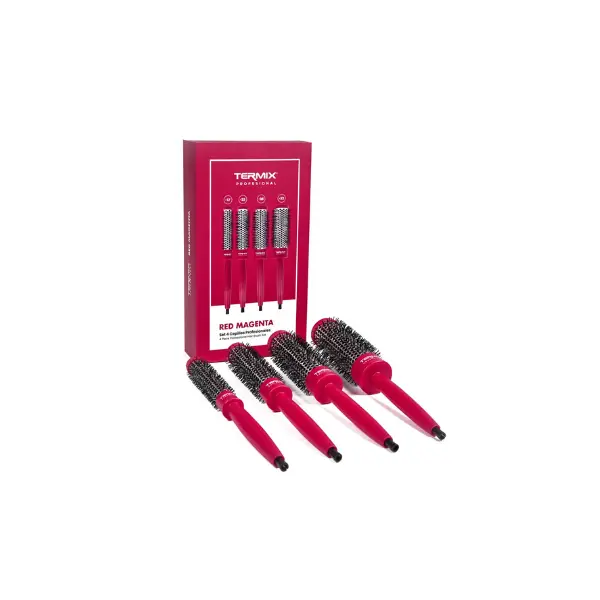 TERMIX Pack Cepillos Rojo Magenta (4 uds)