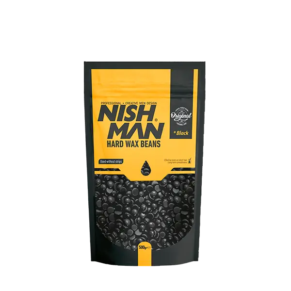 Nishman Cera depilatoria negra (perlas) 