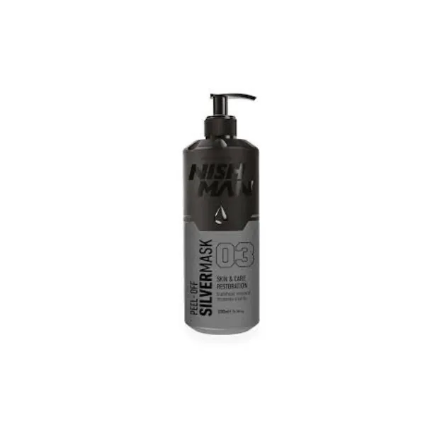 [NISPOM150-SIL] NISHMAN Mascarilla peel-off silver (200 ml)