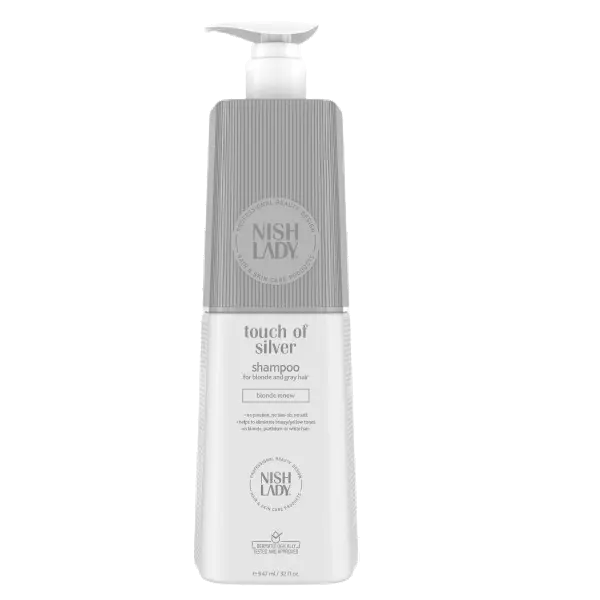 NISHLADY Champú Plata anti-amarillo (947 ml) 
