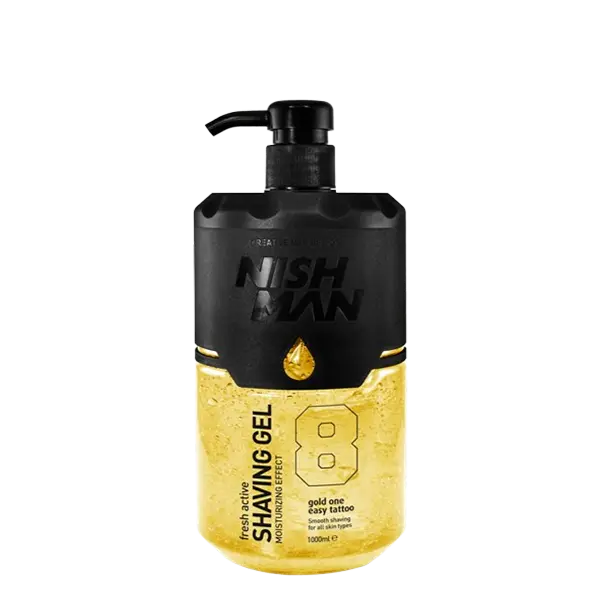 [nmn.gel8] NISHMAN Shaving Gel nº8 Gold One (1000 ml)