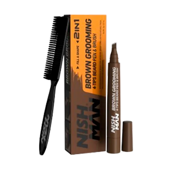 [nmn.lapiz] Nishman Lápiz Barba Marrón