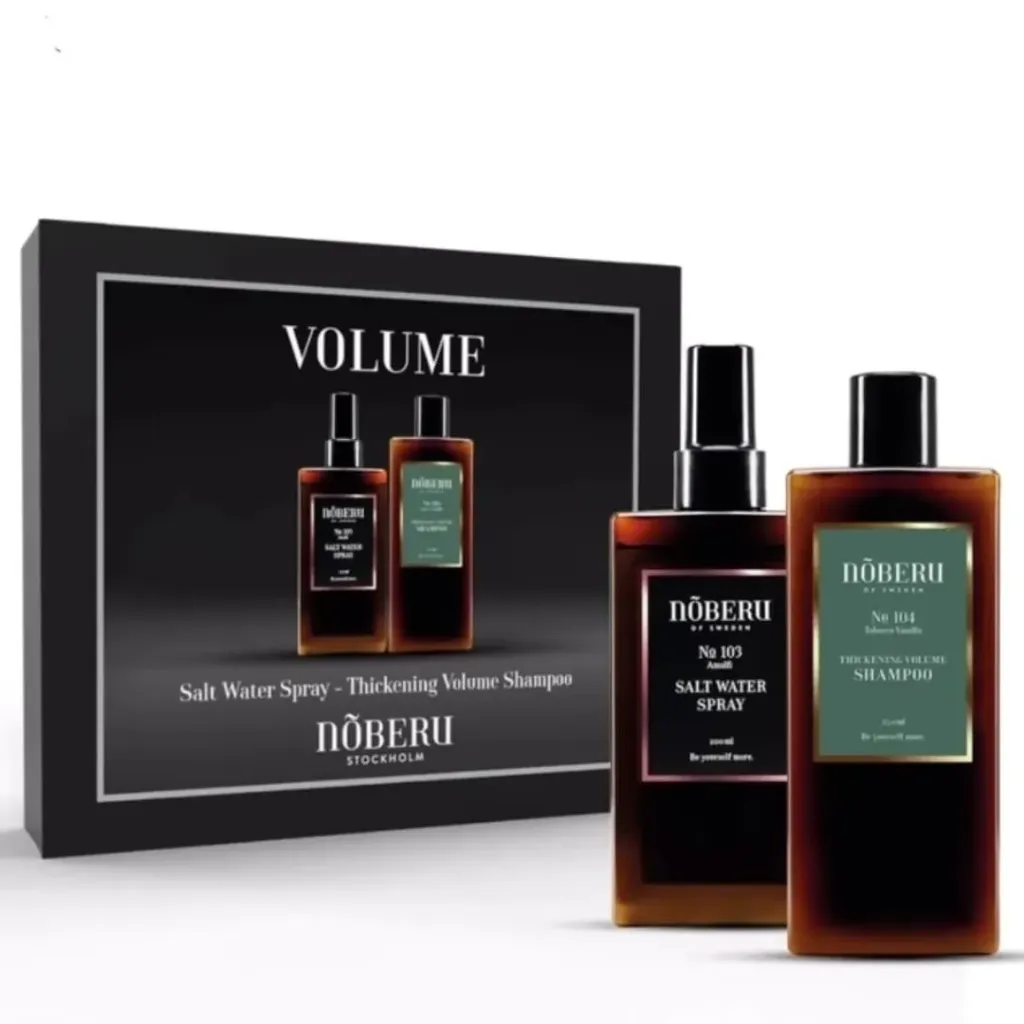 NOBERU Estuche Regalo Champú Volumen + Agua de Mar