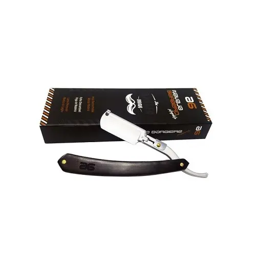 AG Navaja Barbero Hoja desechable Mango Madera