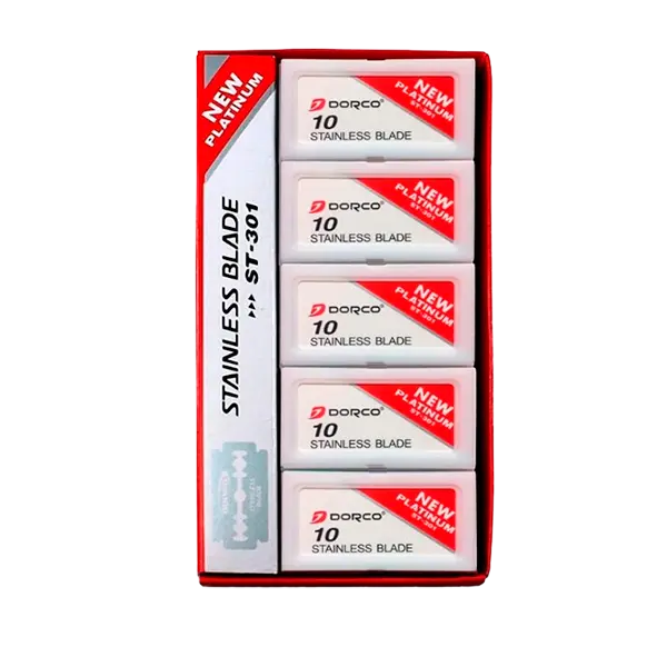 Dorco Cuchillas Rojas enteras 100 und