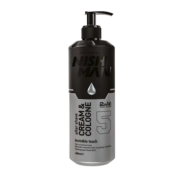[103077] Nishman Crema After Shave + Colonia nº5 Invisible touch (400 ml) (Productos)