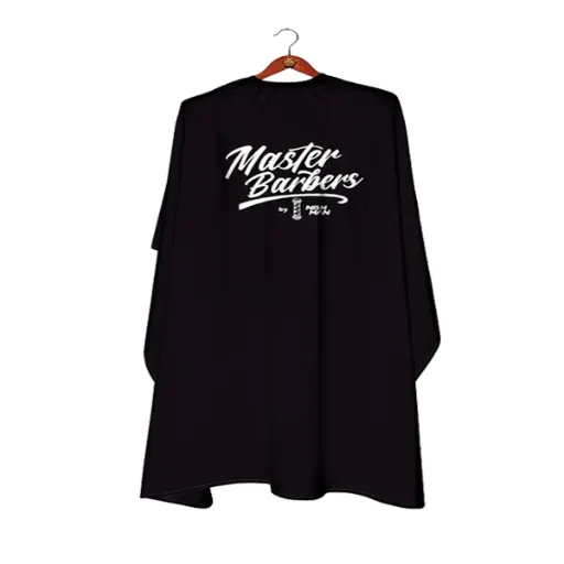 [1856] Nishman Capa Master Barbers Negra (LETRA PLATEADA)