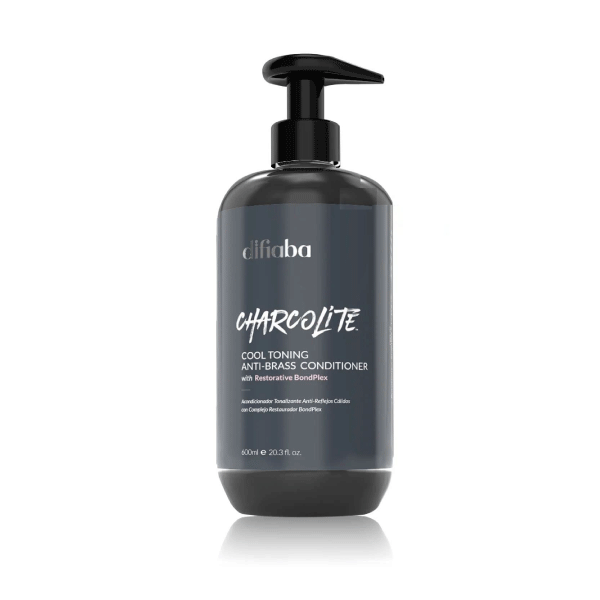 [9513148] DIFIABA Charcolite cool toning anti-brass acondicionador 600 ml