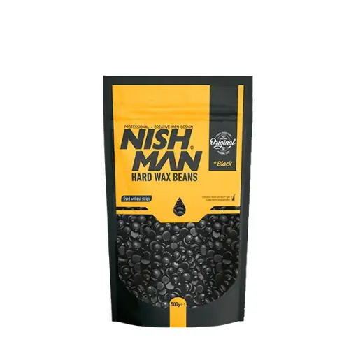 [9513208] Nishman Cera depilatoria negra (perlas) 