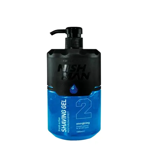 NISHMAN Shaving Gel Nº2 Blue Energizing 1000ml
