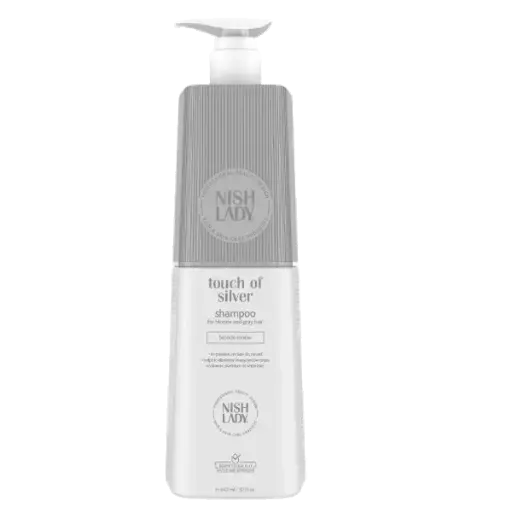 [nly.chpla947] NISHLADY Champú Plata anti-amarillo (947 ml) 